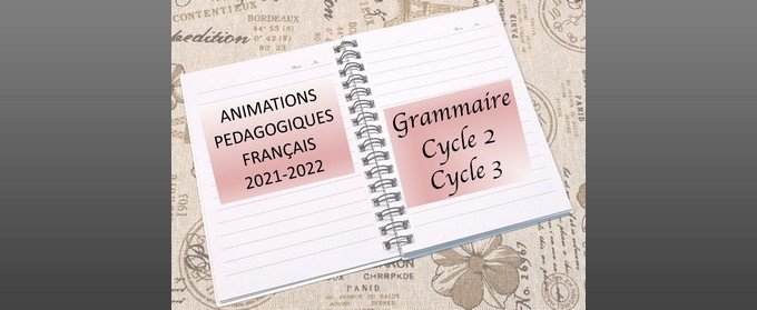 Enseigner la grammaire aux cycles 2 et 3 - 2021/2022
