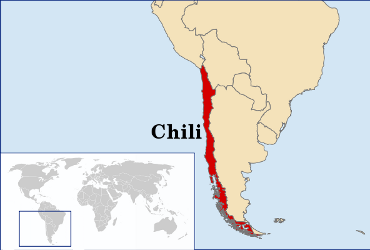 Localisation du Chili