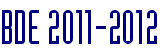 BDE 2011-2012