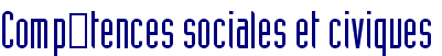 Comptences sociales et civiques