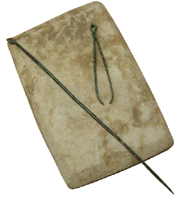 tablette à écrire gallo-romaine